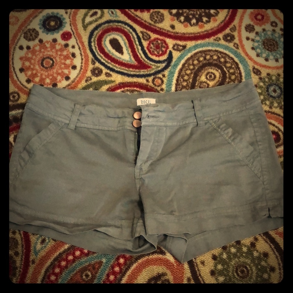 Olive green shorts